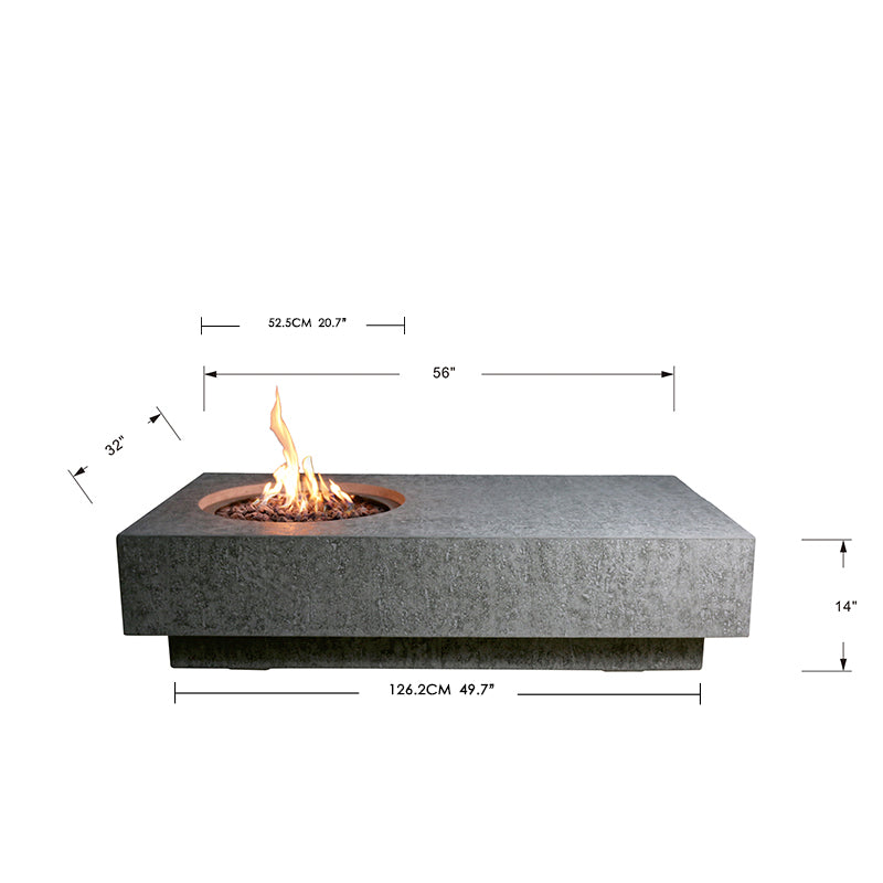 Elementi Metropolis Fire Table LP Gas