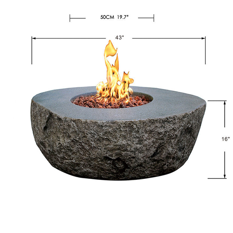 Elementi Boulder Fire Table LP Gas