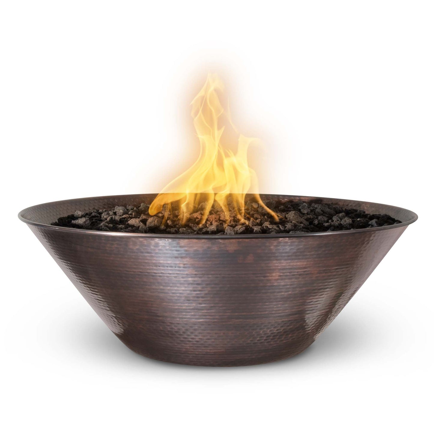 The Outdoor Plus Remi Fire Bowl Hammered Patina Copper