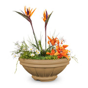 The Outdoor Plus Roma Concrete Planter Bowl