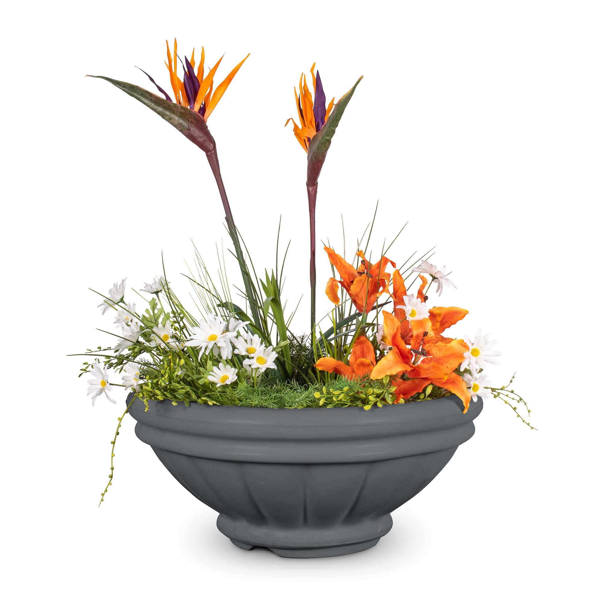 The Outdoor Plus Roma Concrete Planter Bowl