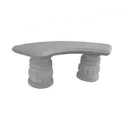 Rosonne Curved Series Concrete Bench