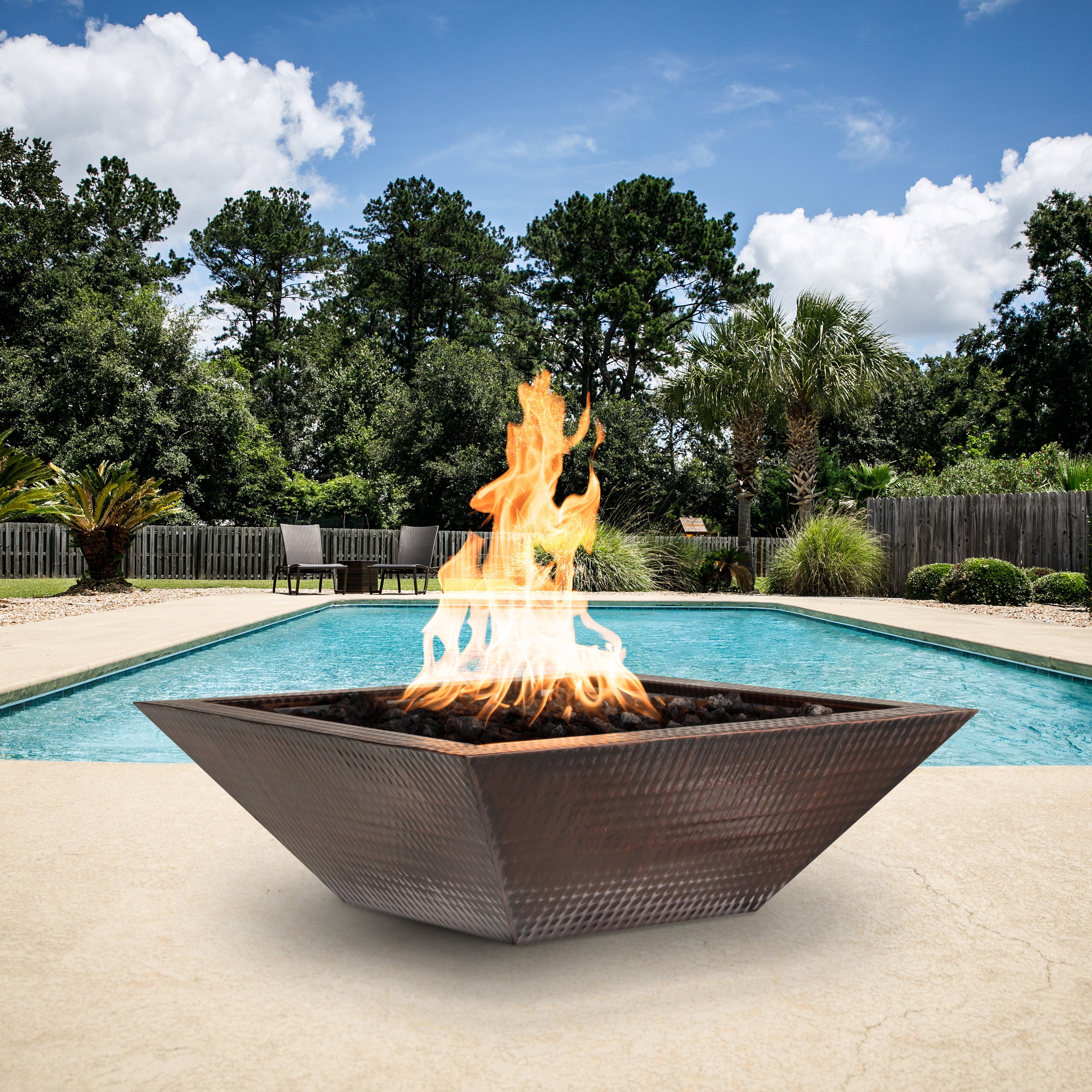 The Outdoor Plus Maya Fire Bowl GFRC Concrete