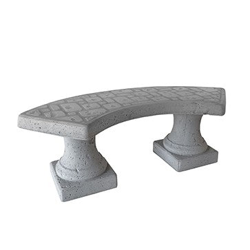 Tuscany Series Curved Concrete Bench