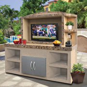 Cal Flame ODC-2 Crystal Entertainment Center