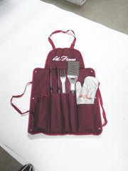 Cal Flame Utensil set with Apron and Glove
