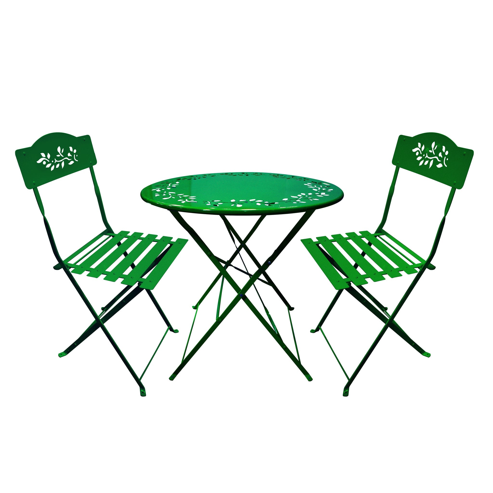 Alpine Corporation Bistro Set Folding Table and Chairs Patio Set 5 colors