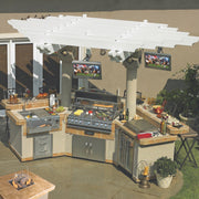 Cal Flame Pavilion GPV3100 BBQ Island