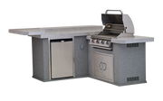 BULL BBQ Kitchen Island Jr. Gourmet Q - 31022 (Stucco/Stucco Rock) / 31023 (Rock)