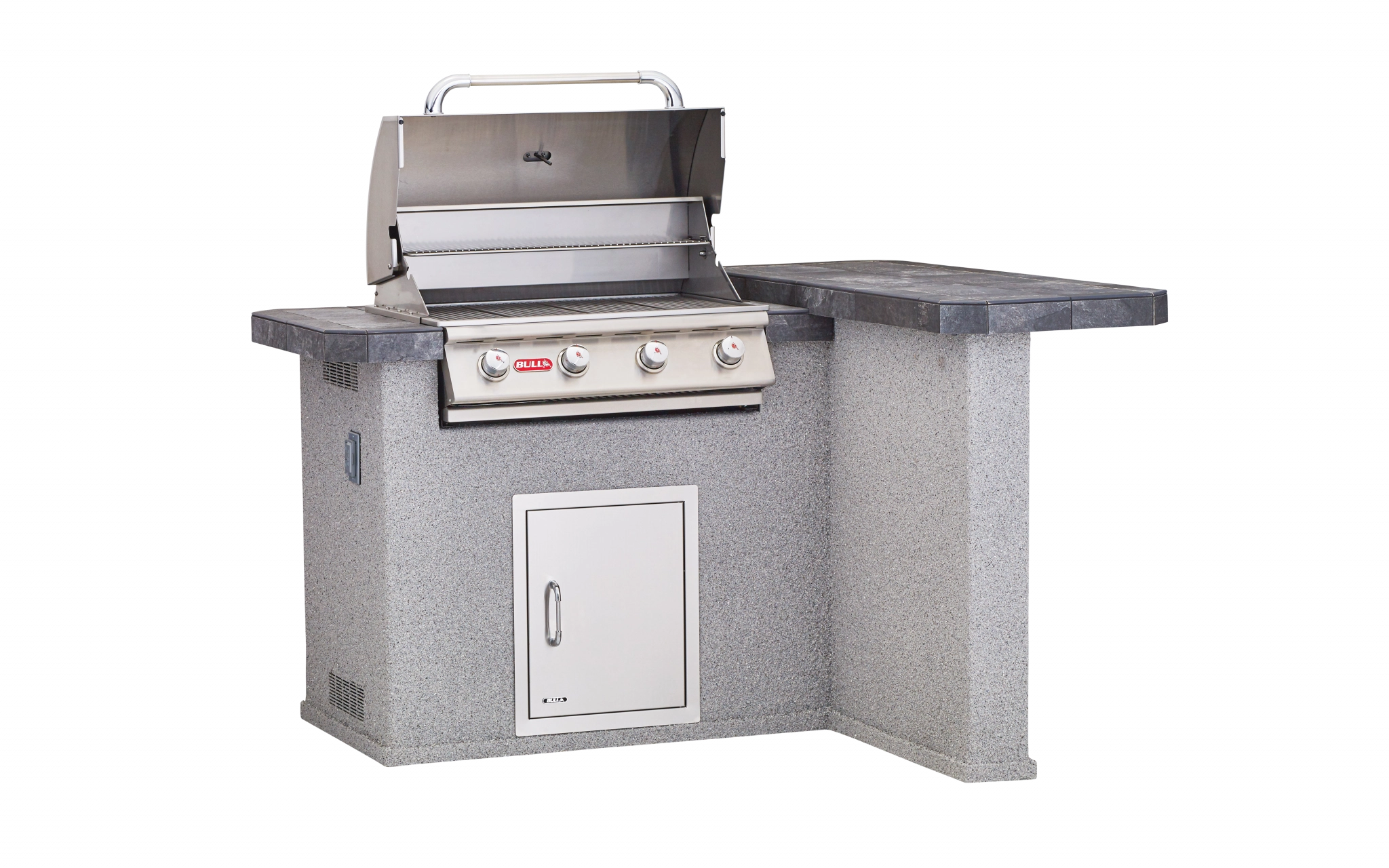 BULL BBQ Kitchen Island Patio Q - 31086 (Stucco/Stucco Rock)