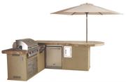 BULL BBQ Kitchen Island Supreme Q - 31065 (Stucco/Stucco Rock) / 31066 (Rock)