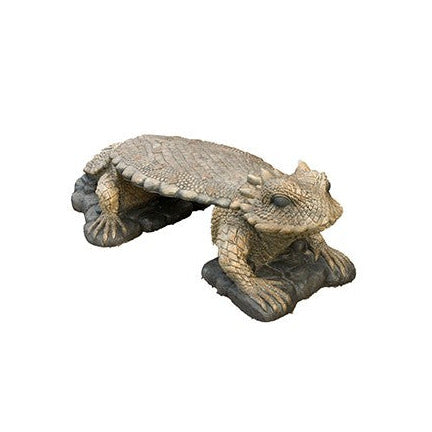 Horned Toad Concrete Bench